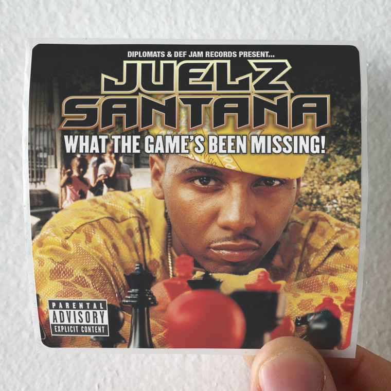 Juelz Santana What The Games Been Missing Album Cover Sticker
