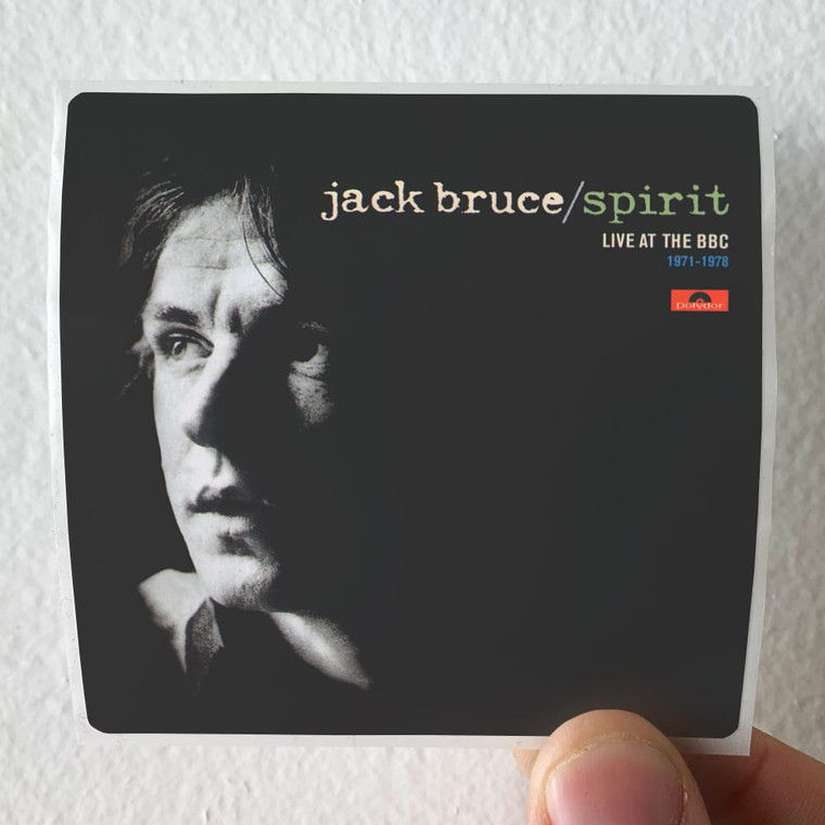 Jack Bruce Spirit Live At The Bbc 1971 1978 4 Album Cover Sticker