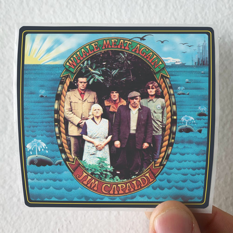 Jim Capaldi Whale Meat Again Album Cover Sticker