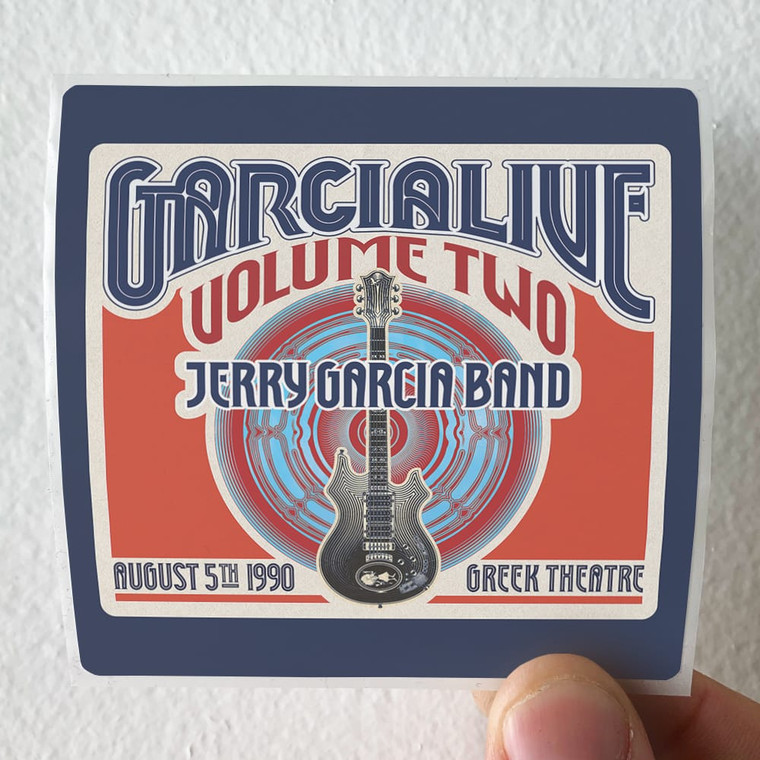 Jerry Garcia Band Garcia Live Vol 2 1 Album Cover Sticker