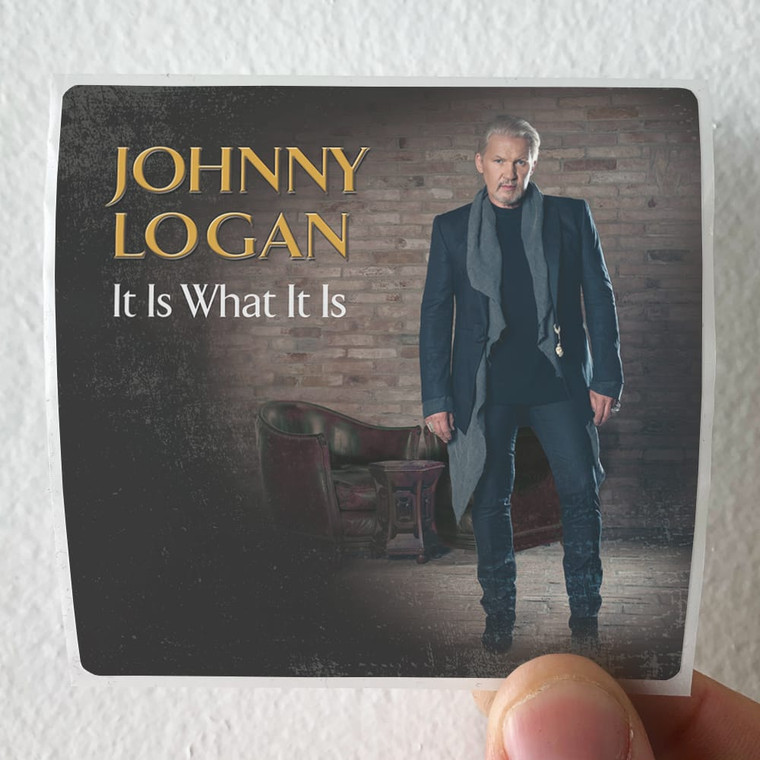 Johnny Logan It Is What It Is Album Cover Sticker