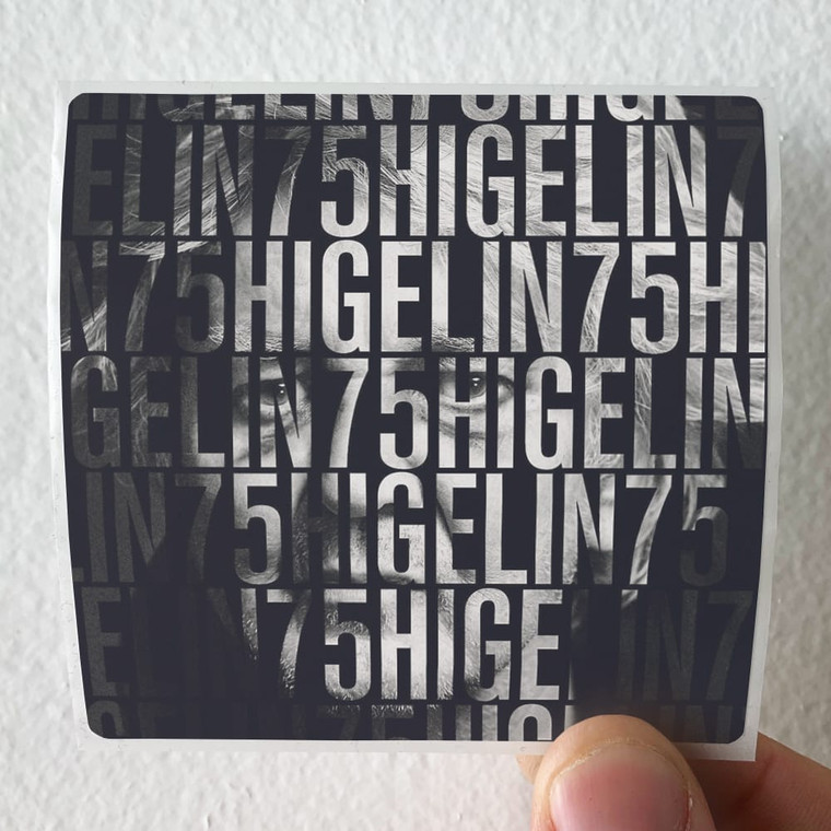 Jacques Higelin Higelin 75 Album Cover Sticker