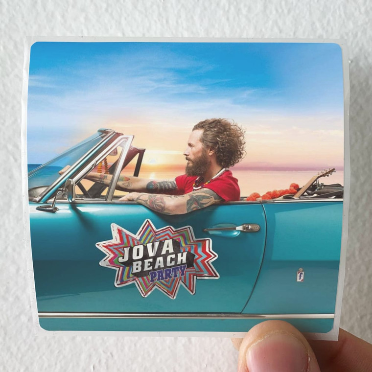 Jovanotti Jova Beach Party Album Cover Sticker