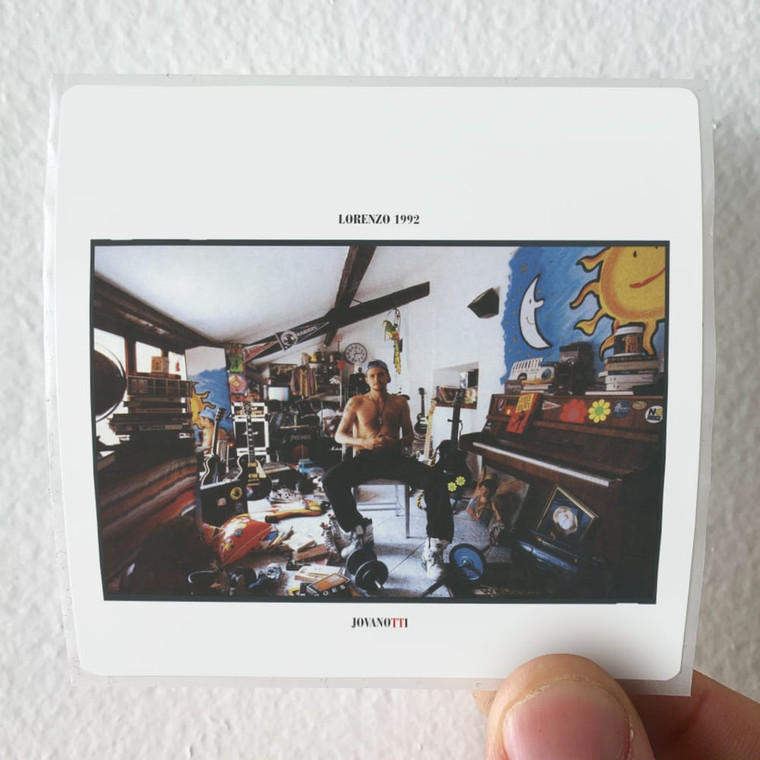 Jovanotti Lorenzo 1992 Album Cover Sticker