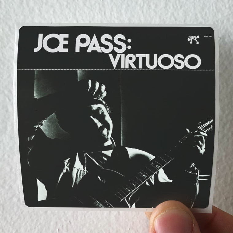 Joe Pass Virtuoso Album Cover Sticker