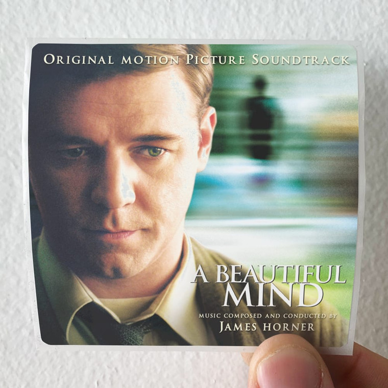 James Horner A Beautiful Mind Album Cover Sticker