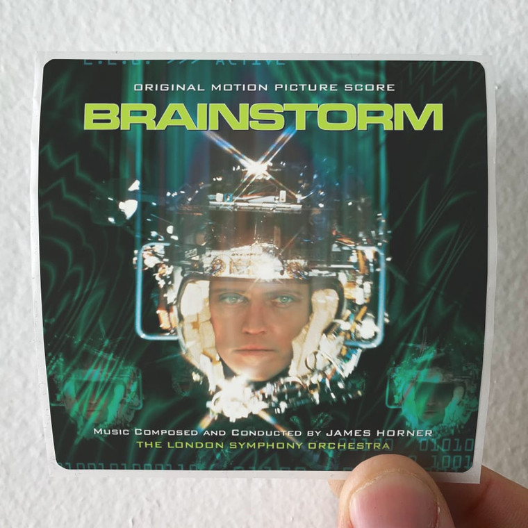 James Horner Brainstorm Album Cover Sticker