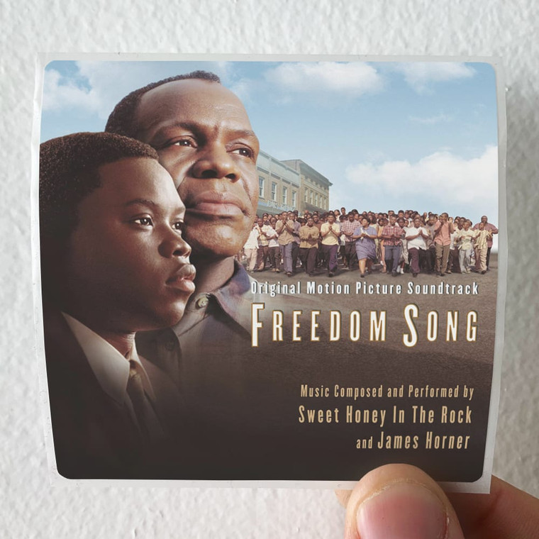 James Horner Freedom Song Album Cover Sticker