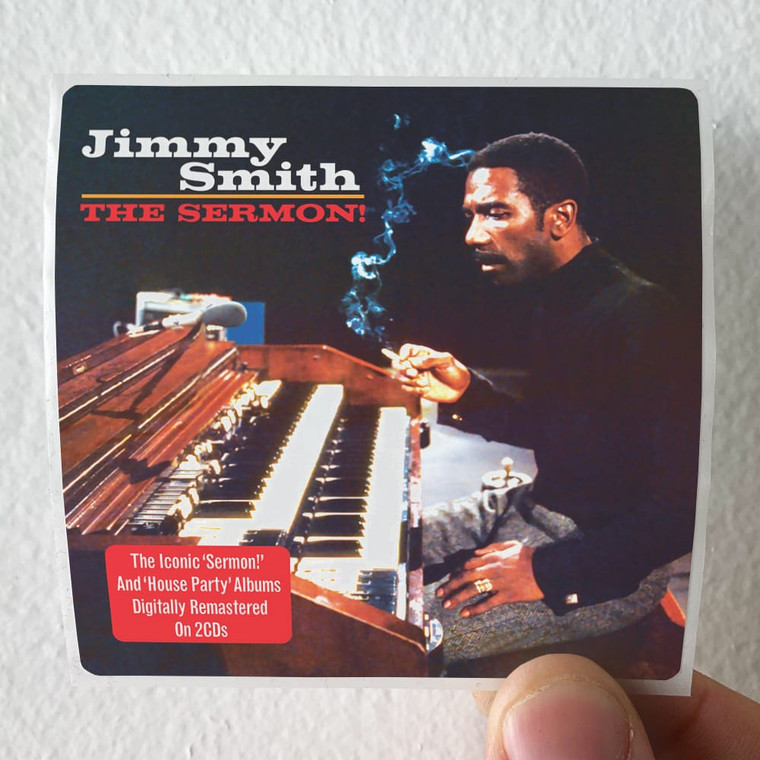 Jimmy Smith The Sermon Album Cover Sticker