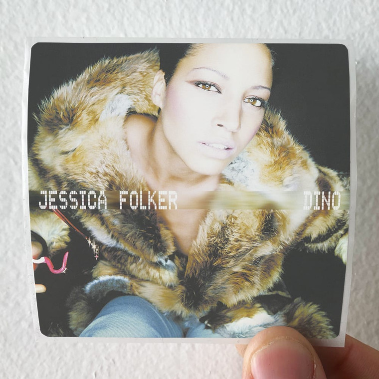Jessica Folcker Dino Album Cover Sticker