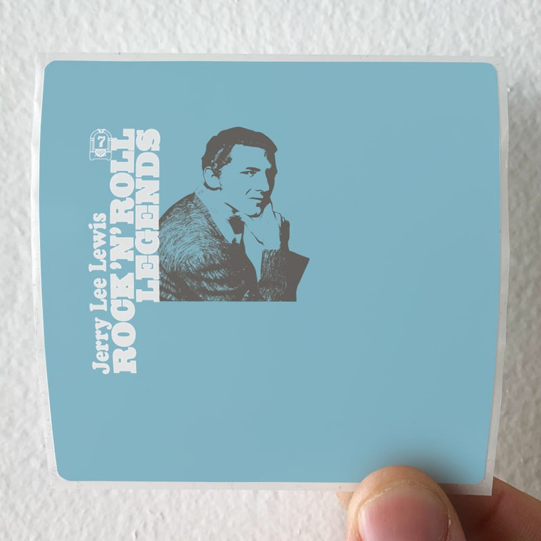 Jerry Lee Lewis Rock N Roll Legends Album Cover Sticker