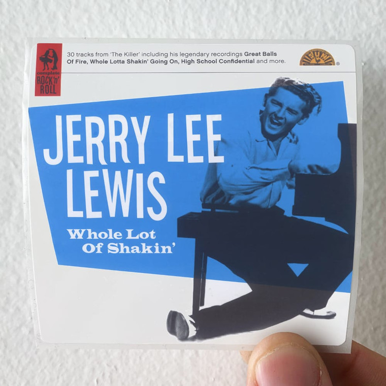 Jerry Lee Lewis Whole Lot Of Shakin Complete Rock N Roll Album Cover Sticker