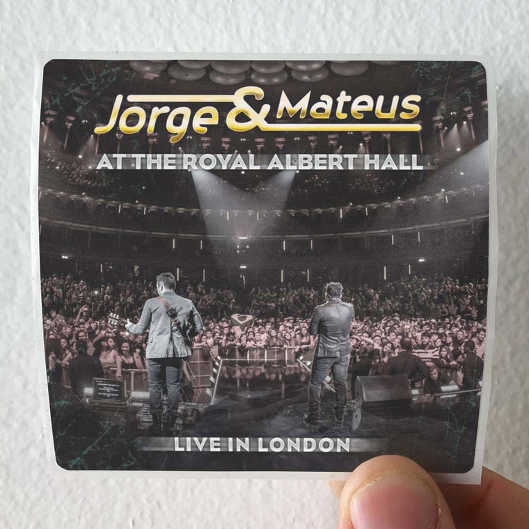 Jorge and Mateus At The Royal Albert Hall Live In London Album Cover Sticker
