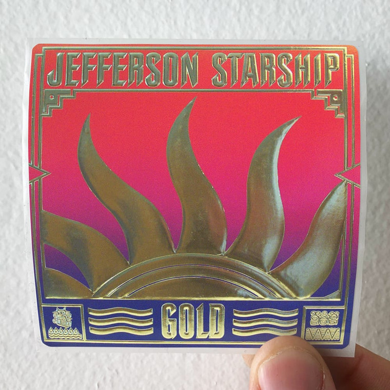 Jefferson Starship Gold Album Cover Sticker