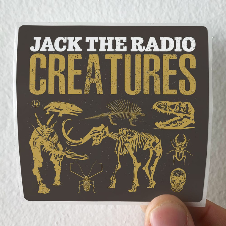 Jack the Radio Creatures Album Cover Sticker
