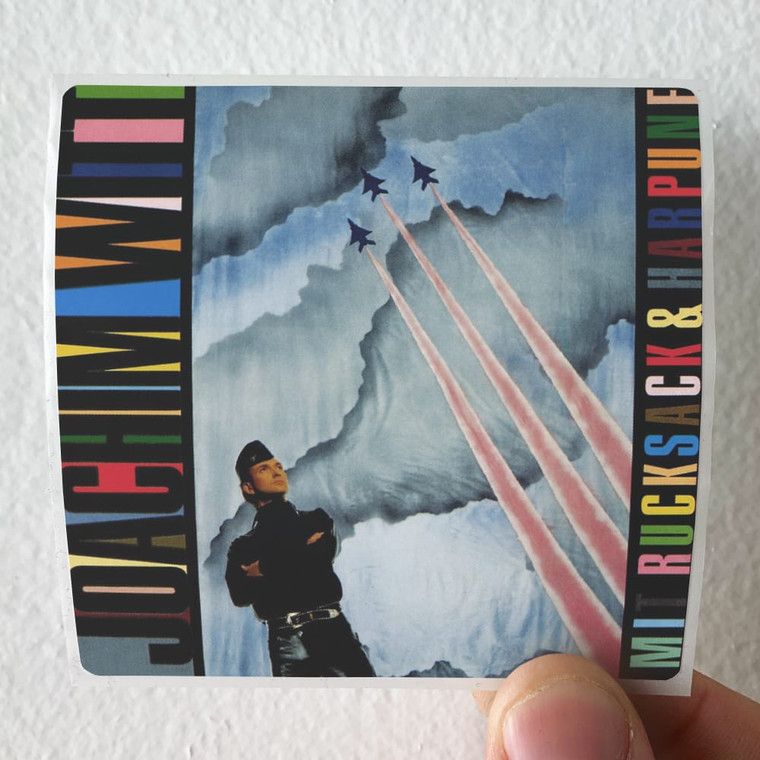 Joachim Witt Mit Rucksack Und Harpune Album Cover Sticker