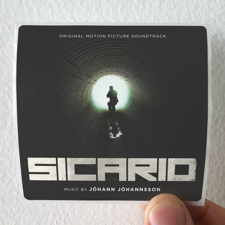 Johann Johannsson Sicario Original Motion Picture Soundtrack 1 Album Cover Sticker