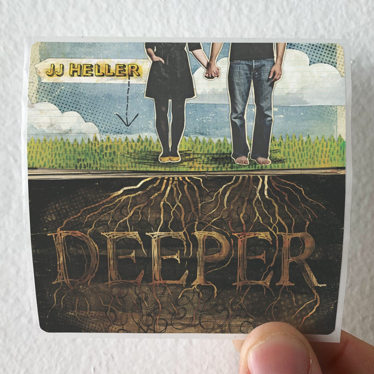JJ Heller Deeper Album Cover Sticker