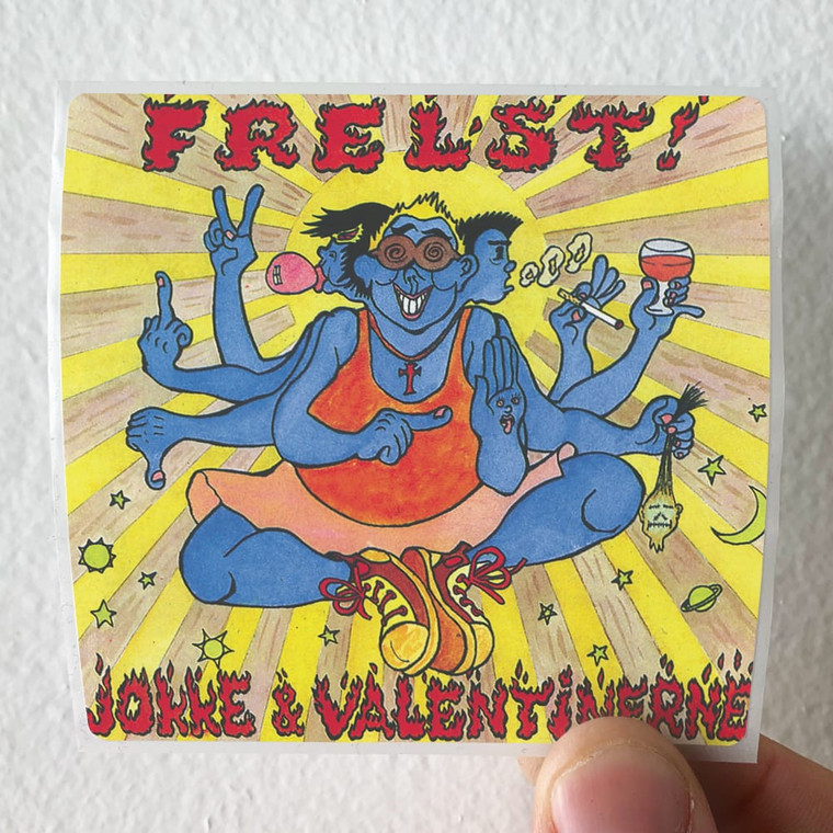 Jokke and Valentinerne Frelst Album Cover Sticker