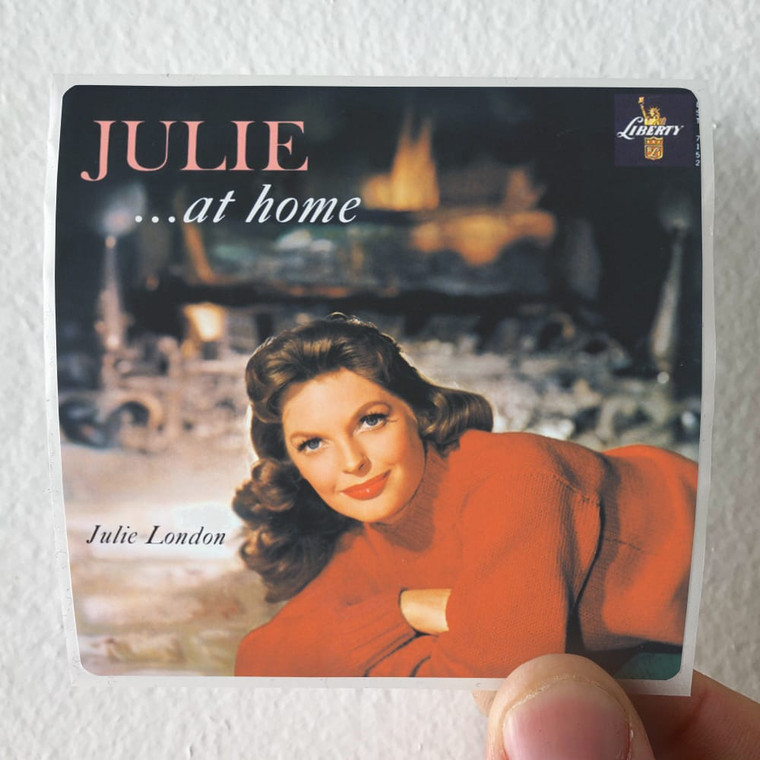 Julie London Julie At Home Album Cover Sticker