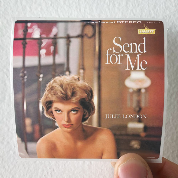 Julie London Send For Me Album Cover Sticker