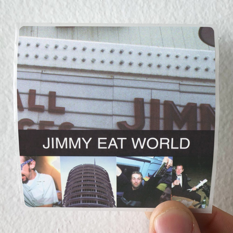 Jimmy Eat World Singles Album Cover Sticker