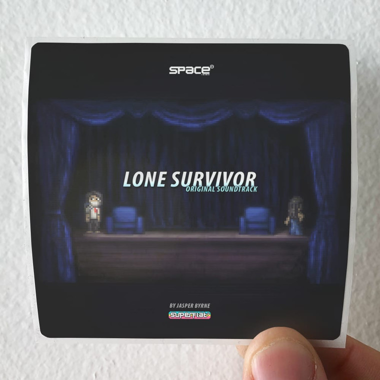 Jasper Byrne Lone Survivor Original Soundtrack Album Cover Sticker