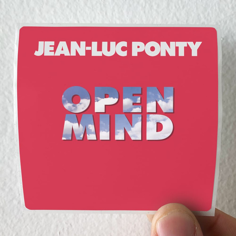 Jean-Luc Ponty Open Mind Album Cover Sticker