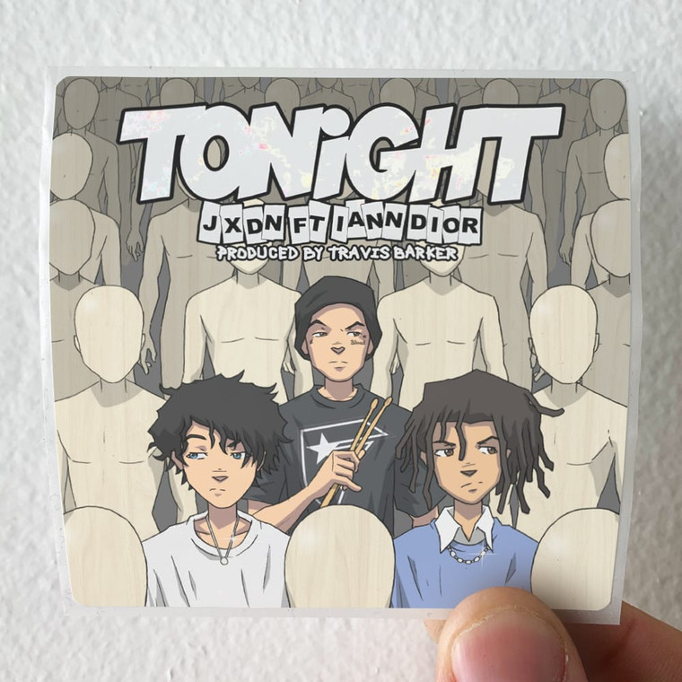 jxdn Tonight Album Cover Sticker