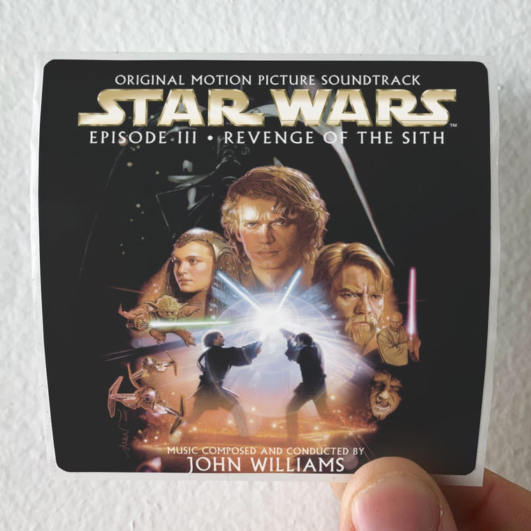 John Williams Star Wars Episode Iii Revenge Of The Sith 3 Album Cover Sticker