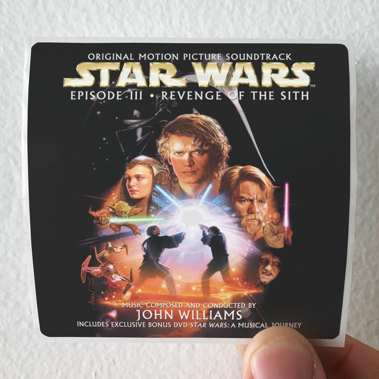 John Williams Star Wars Episode Iii Revenge Of The Sith 1 Album Cover Sticker