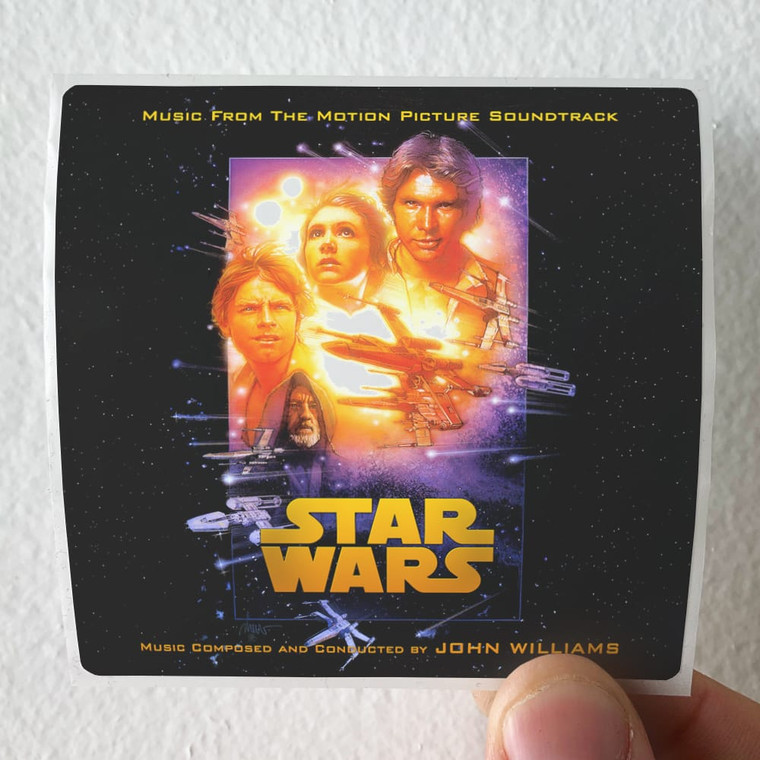 John Williams Star Wars A New Hope 2 Album Cover Sticker