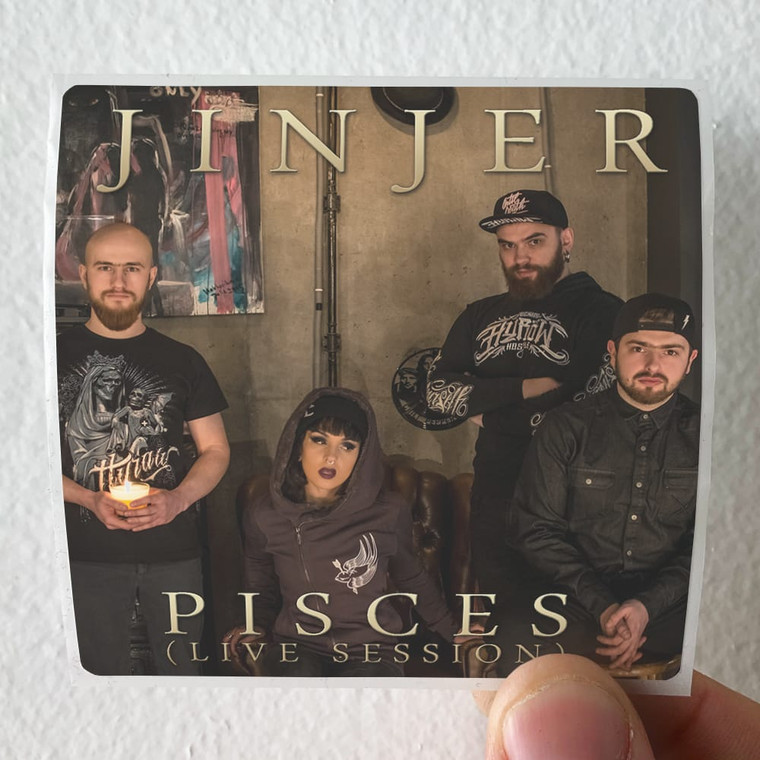 Jinjer Pisces Live Session Album Cover Sticker