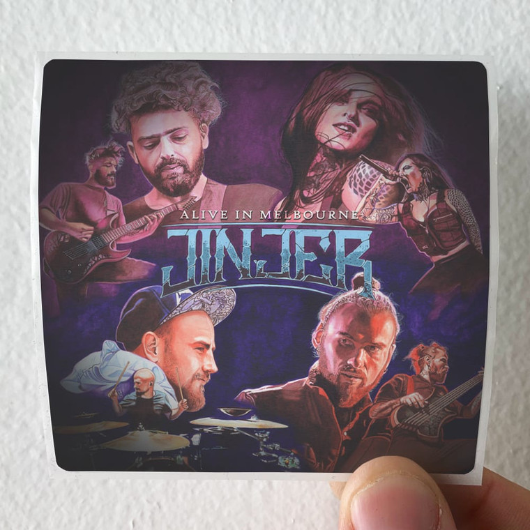 Jinjer Alive In Melbourne Album Cover Sticker