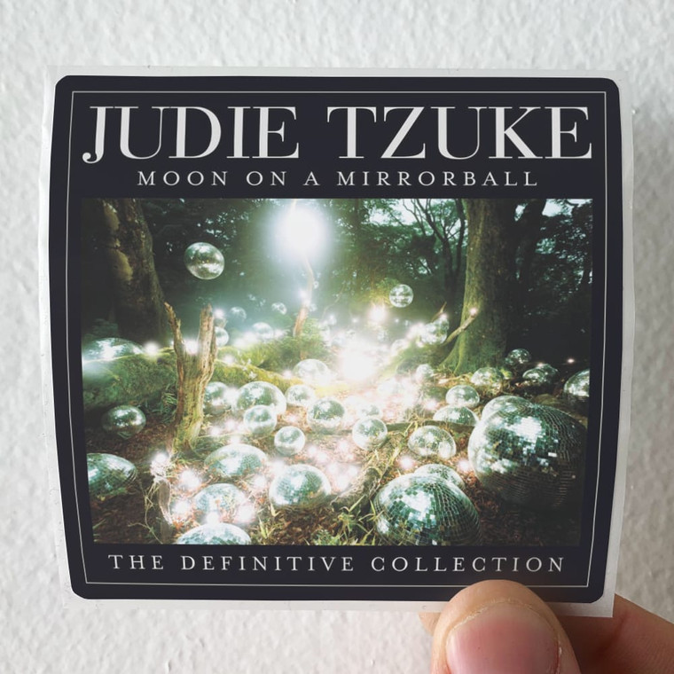 Judie Tzuke Moon On A Mirrorball The Definitive Collection Album Cover Sticker