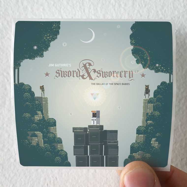 Jim Guthrie Sword Sworcery Lp The Ballad Of The Space Babies Album Cover Sticker