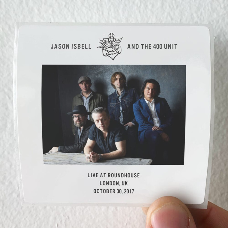 Jason Isbell and the 400 Unit Live At Roundhouse London Uk 103017 103017 Album Cover Sticker