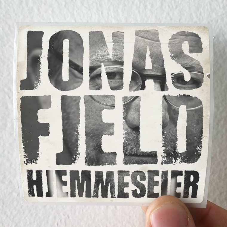 Jonas Fjeld Hjemmeseier Album Cover Sticker