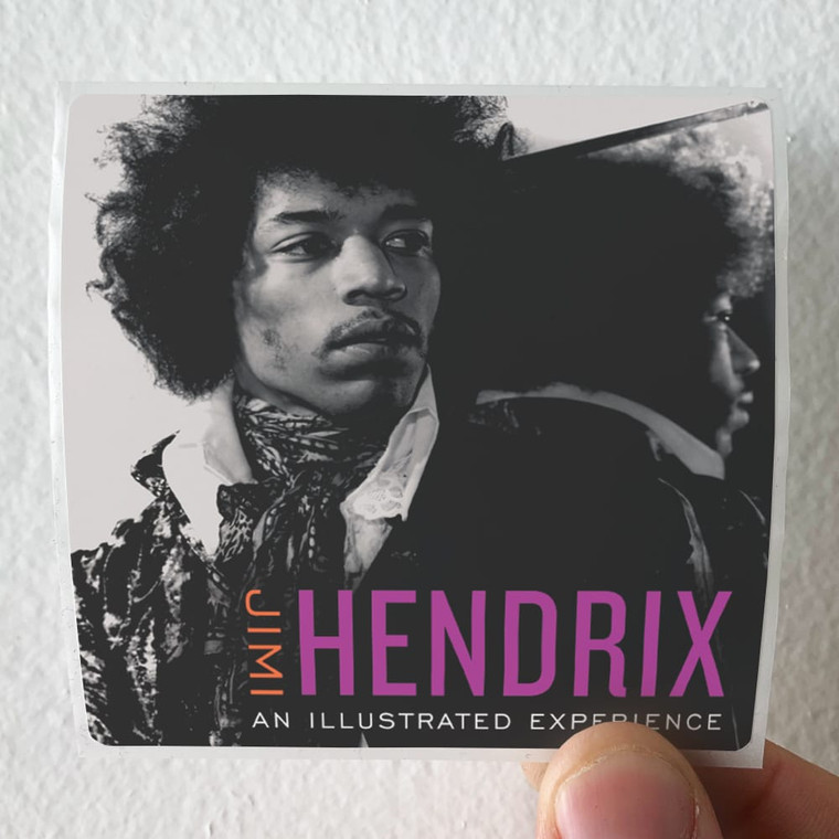 Jimi Hendrix Jimi Hendrix An Illustrated Experience Album Cover Sticker