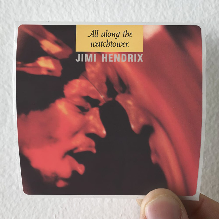 Jimi Hendrix All Along The Watchtower Album Cover Sticker