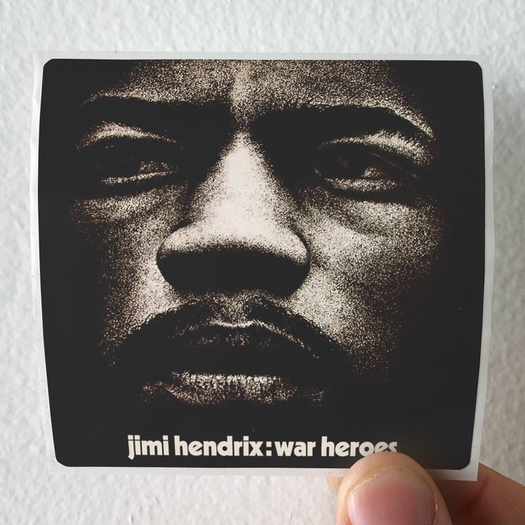 Jimi Hendrix War Heroes Album Cover Sticker