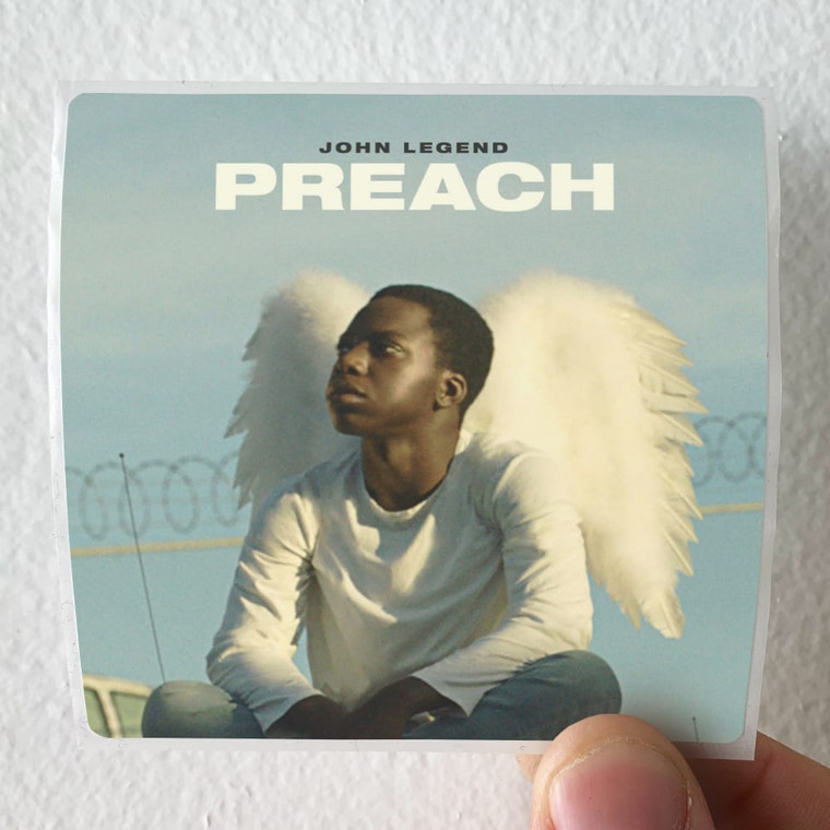 John Legend Preach Album Cover Sticker