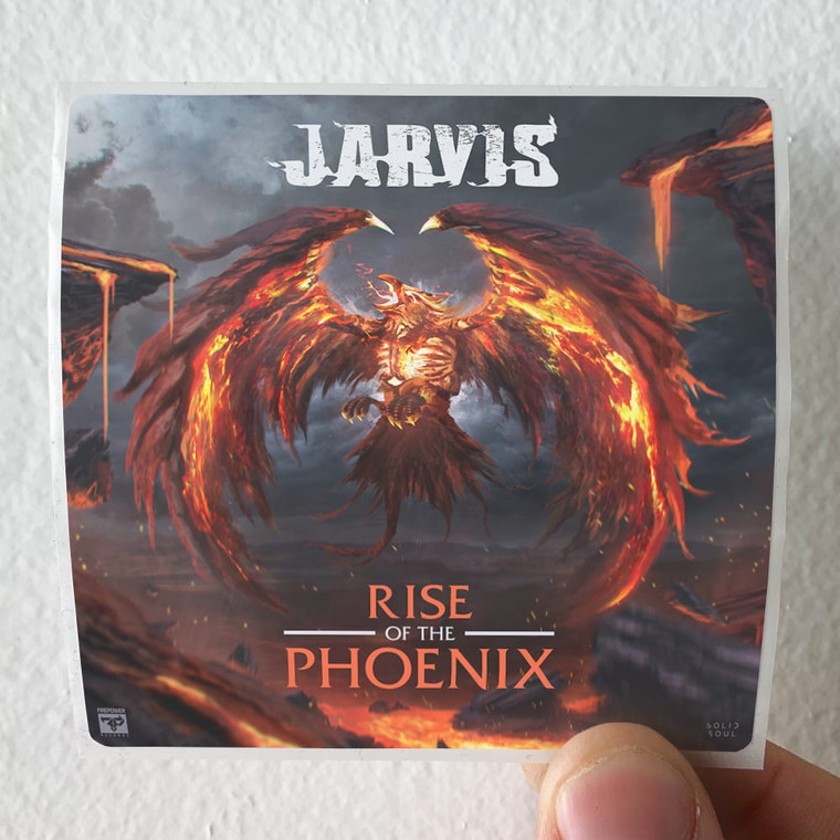 Jarvis Rise Of The Phoenix Album Cover Sticker
