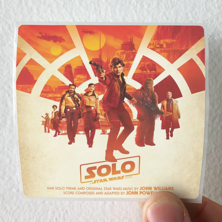 John Powell Solo A Star Wars Story Ost Album Cover Sticker