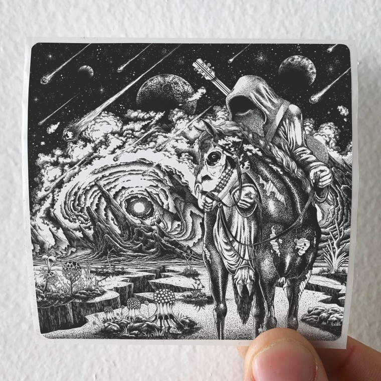 Judd Madden Cosmic Black Wizard Demon Horse Lord Album Cover Sticker