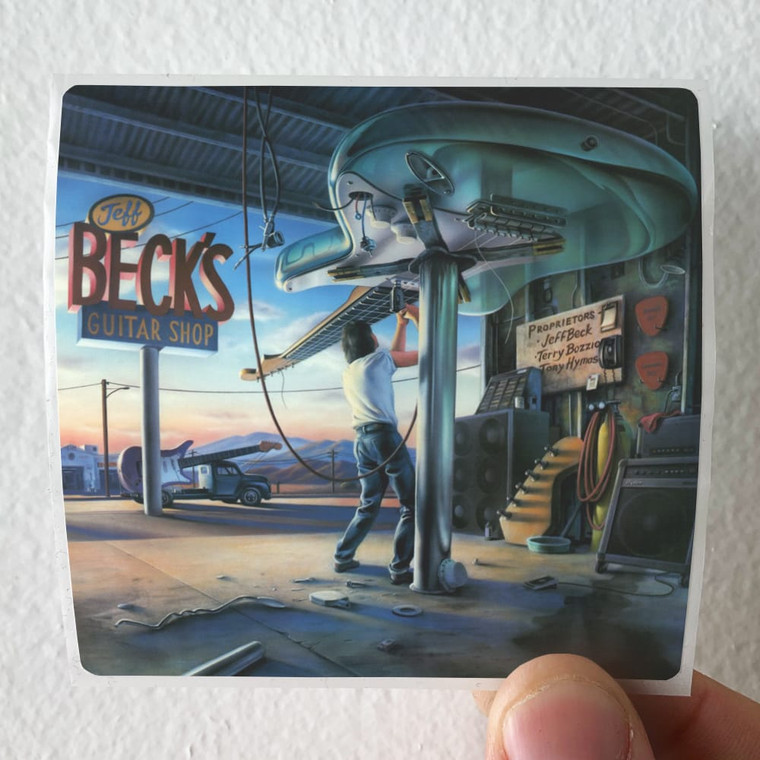 Jeff Beck Jeff Becks Guitar Shop 1 Album Cover Sticker