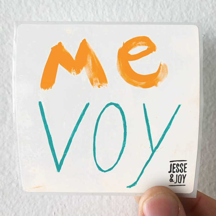 Jesse and Joy Me Voy Album Cover Sticker