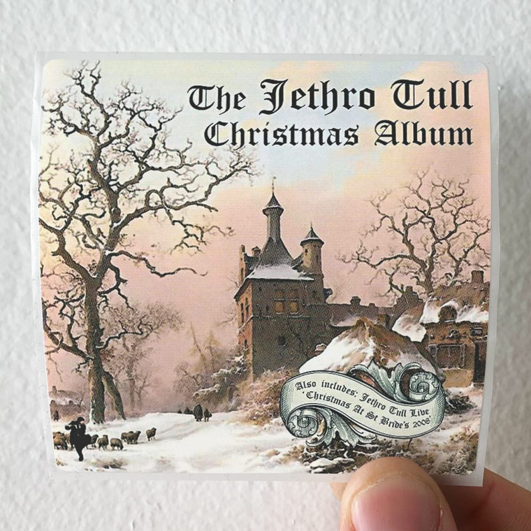 Jethro Tull The Jethro Tull Christmas Album Live Christmas At St Brides Album Cover Sticker