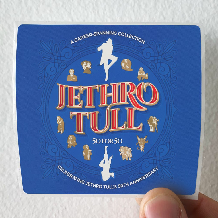 Jethro Tull 50 For 50 Album Cover Sticker