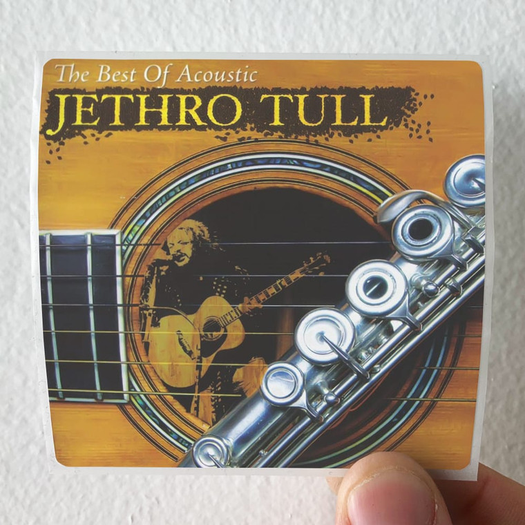 Jethro Tull The Best Of Acoustic Jethro Tull Album Cover Sticker